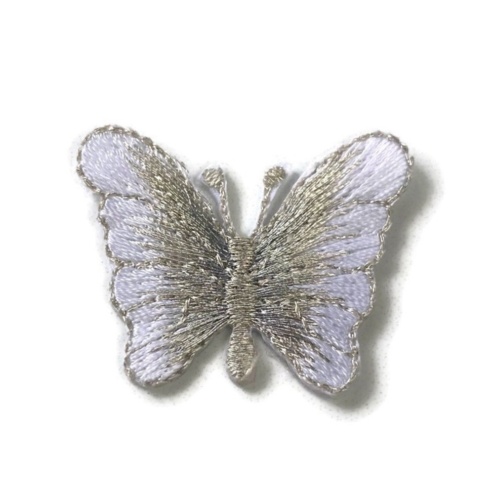 Small WS Butterfly Embroidered Patch